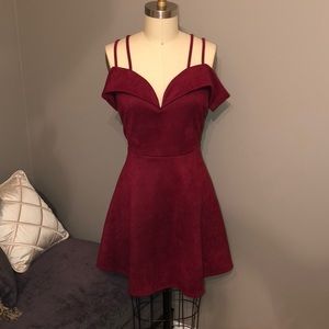 Burgundy Dress
